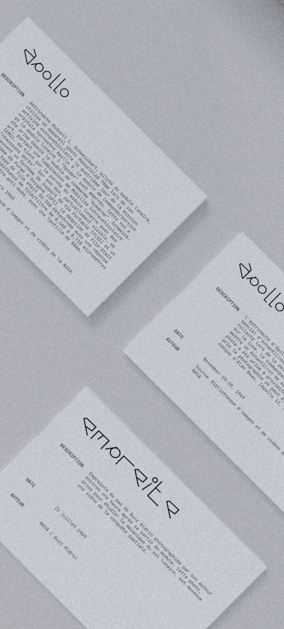 Cartel exposition - détail