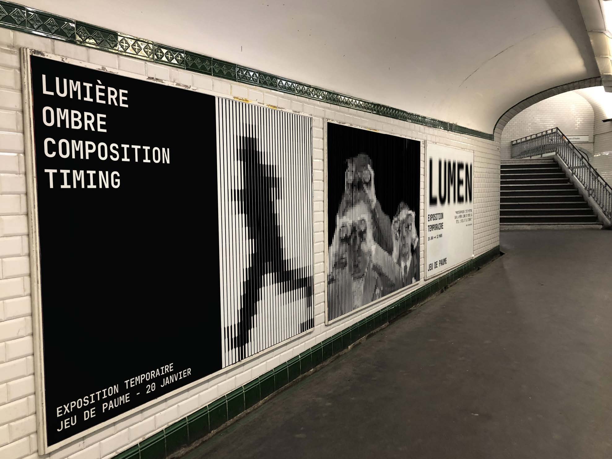 Mockup métro parisien