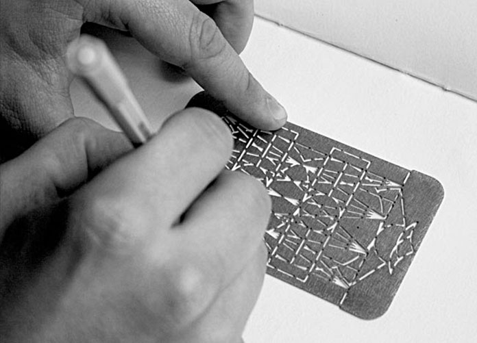 Plaque de pochoir appliqué