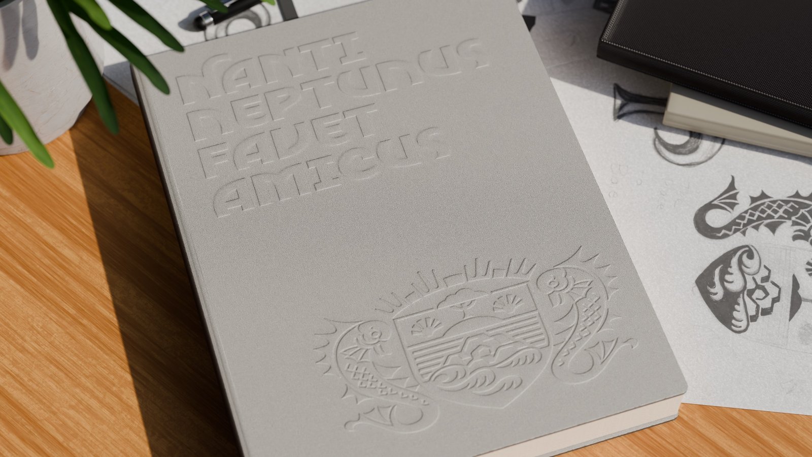 Rendu 3D - brand book en situation